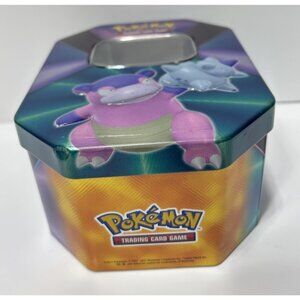 Empty Pokémon Trading Card Empty Tin - Good Pre Owned Condition.
